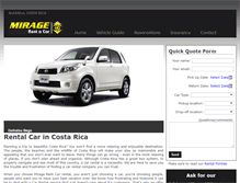Tablet Screenshot of miragecarrental.com